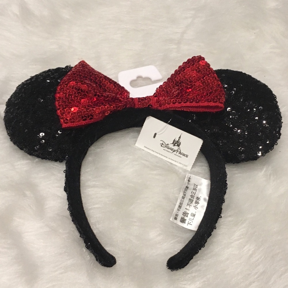 BNWT DISNEY SEQUINED ORIGINAL MINNIE MOUSE EARS